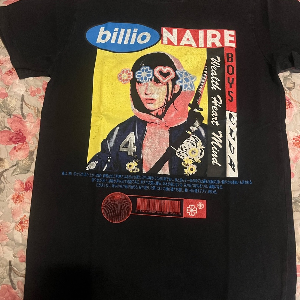 Billionaire Boys Club Black Tee with Bold Graphic